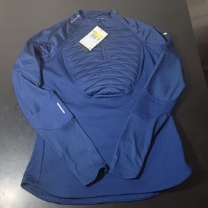 Nike Winter Warrior Strike Padded Long Sleeve Blue Top